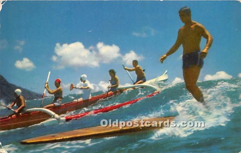Outriggers Canoe Surfing Waikiki, Hawaii, HI, USA Surfing Unused 