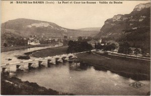 CPA BAUME-les-DAMES Le Pont et Coue-les-Baume - Vallee du Doubs (1116192)