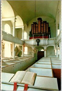 Massachusetts Boston Old North Church Interior The Organ Built 1726