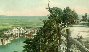 Postcard View of Rondout Valley & Mohonk Lake, NY from Sky Top.   S3