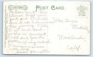 CHARLESTON, IL Illinois~CENTRAL HIGH SCHOOL  c1910s Coles County Postcard