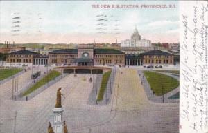 New Railroad Station Providence Rhode Island 1909