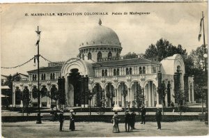 CPA MARSEILLE-EXPO Coloniale-Palais de Madagascar (185413)