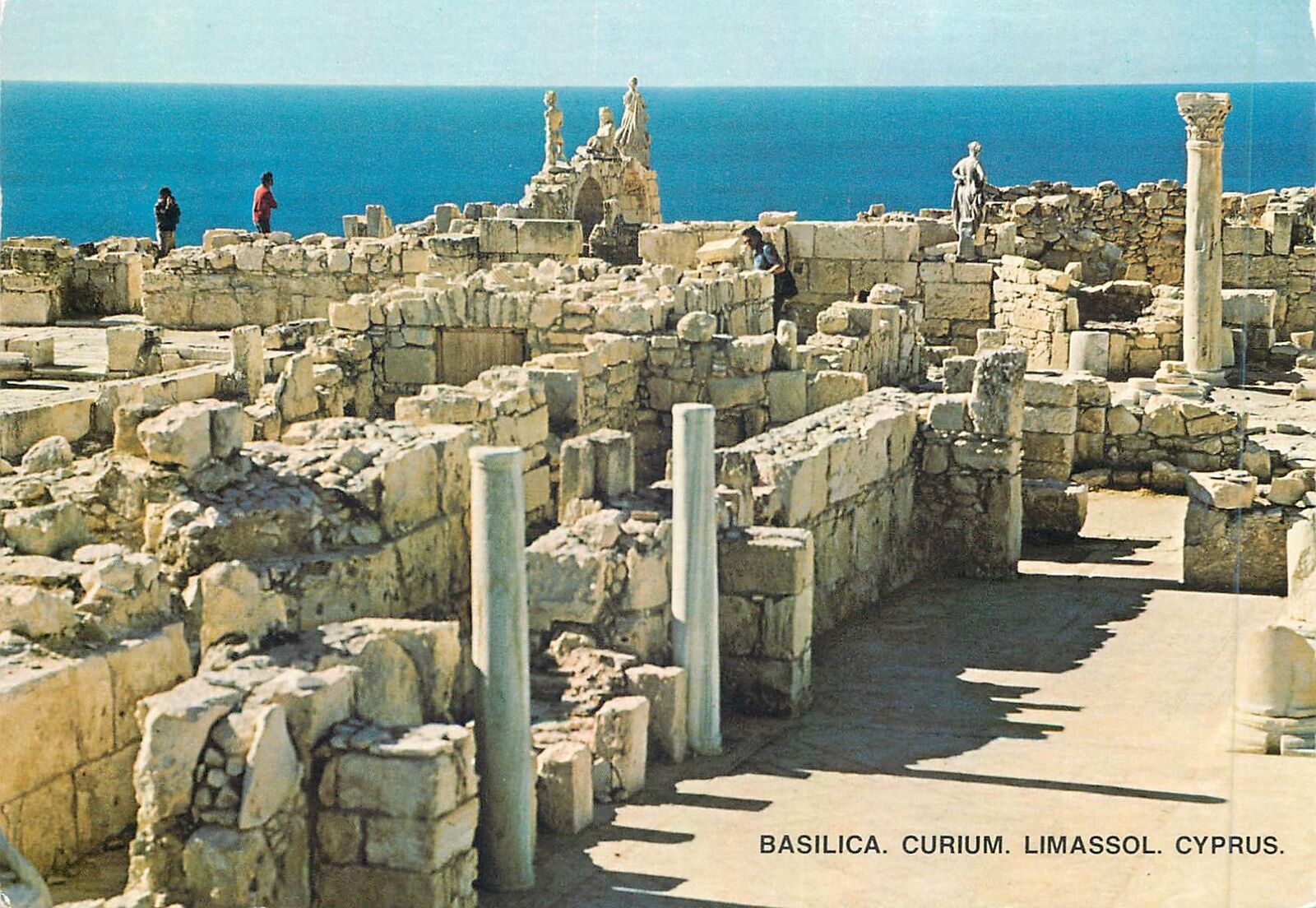 Postcard Cyprus Basilica Limassol Curium | Europe - Cyprus, Postcard /  HipPostcard