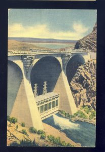 Coolidge Dam, Arizona/AZ Postcard, Highway US 70, Gila River