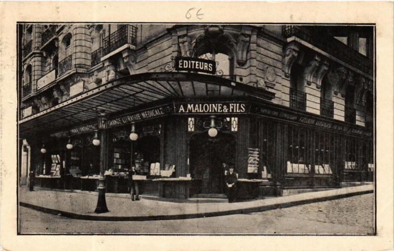 CPA PARIS 5e 27, rue de l'École de Médecine A. MALOINE et FILS (560849)