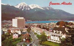 Alaska Juneau Panoramic View Showing New Federal Building