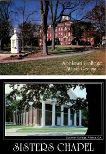 2~4X6 Postcards  Atlanta, GA Georgia  SPELMAN COLLEGE CAMPUS & SISTERS CHAPEL