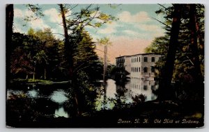 Dover NH Old Mill At Bellamy New Hampshire Postcard A40