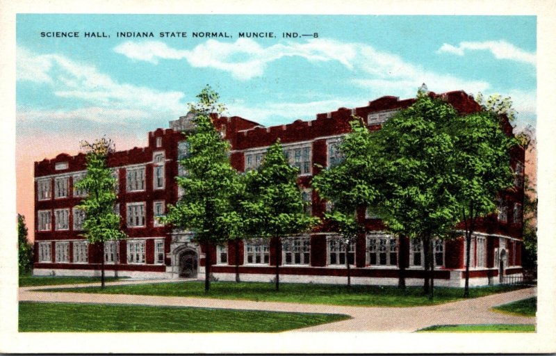 Indiana Muncie Science Hall Indiana State Normal School