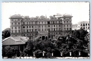 Málaga Spain Postcard Hotel Miramar Main Facade c1950's RPPC Photo