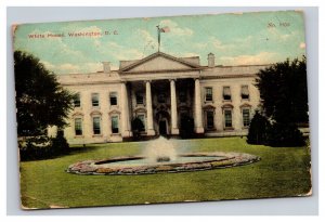 Vintage 1913 Postcard White House, Washington, District of Columbia