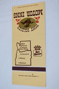 Pony Soldier Motor Inns 30 Rear Strike Matchbook Cover