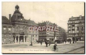 Paris Old Postcard Place Armand Carrel