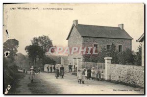 Old Postcard Mezieres The New School Of Girls