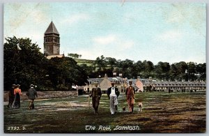 Vtg Lamlash Scotland The Row 1910s View Postcard