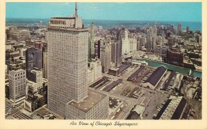 Postcard United States Chicago Illinois Prudential Building lake front skyscrape