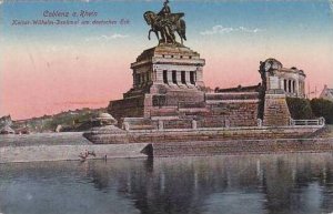 Germany Koblenz Kaiser Wilhelm Denkmal am deutschen Eck