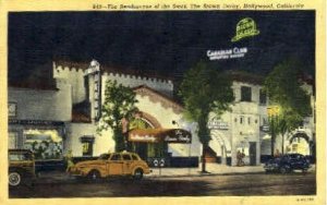 The Brown Derby Restaurant - Hollywood, California CA Postcard