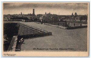 c1905 St. Augustine From The Spanish Port View St. Augustine Florida FL Postcard