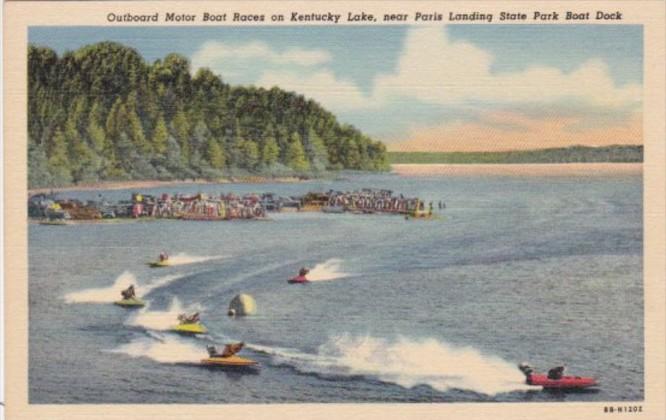 Kentucky Outboard Motor Boat Races On Kentucky Lake Curteich