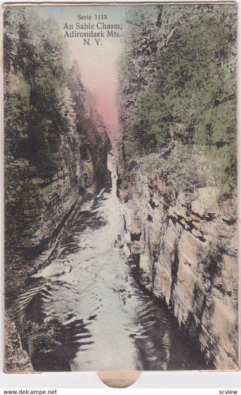 ADIRONDACK MOUNTAINS , New York, 00-10s; Au Sable Chasm, Pull out Tab Views