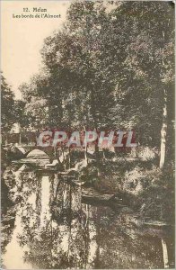 Old Postcard Melun Edges of Almont