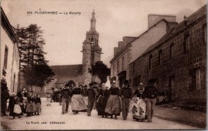 France Plogonnec La Gavotte Vintage Postcard C015