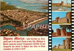 Postcard Modern Acute Dead City fortified thirteenth Century by King Saint Lo...