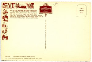 MS - Jackson. Confederate Pres. Jefferson Davis Statue