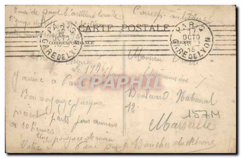 Old Postcard Dijon Square Darcy