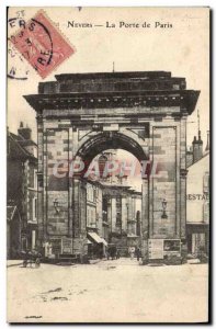 Old Postcard Nevers Gate Paris