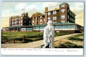 Virginia Beach Virginia Postcard Princess Anne Hotel Building Exterior View 1906