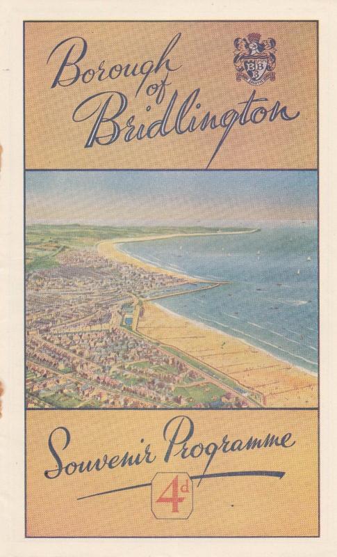 Bridlington The Deep River Boys Antique Theatre Programme