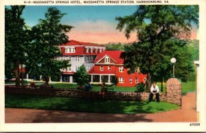 Virginia Harrisonburg Massanetta Springs Hotel Massanetta Springs Station