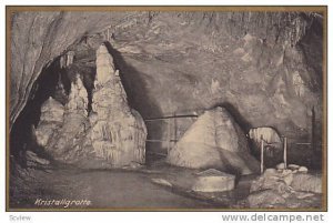 Stalactites and stalamites in Kristallgrotte, Weilburg, Hesse, Germany, 00-10s