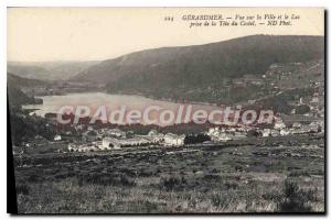 Postcard Gerardmer Old City View And Lake Jack De La Tete costel