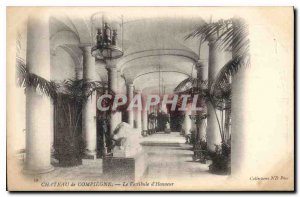 Postcard Old Chateau de Compiegne The Hall of Honor