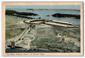 1947 View of Fort Henry Kingston Ontario Canada Vintage Posted Postcard