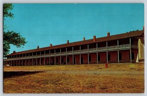 Postcard Cavalry Barracks - Fort Laramie Wyoming