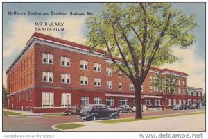 Missouri Excelsior Springs Mccleary Sanitarium