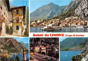 BG17808 saluti da limone ship bateaux lago di garda reccia del benaco car  italy