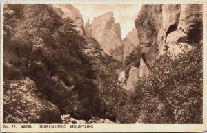 South Africa Natal Drakensberg Mountains Postcard C071