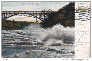 Bridge, Whirpool Rapids, Niagara Falls, Ontario, Canada, PU-1906