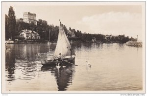 RP: Thon-les-Bains , France , 1910s ; Vue prise de la jette