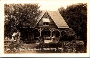 Real Photo Postcard The Morrill Homestead at Stromsburg, Nebraska