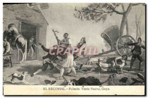 Postcard Old El Escorial Palacio Venta Nueva Goya