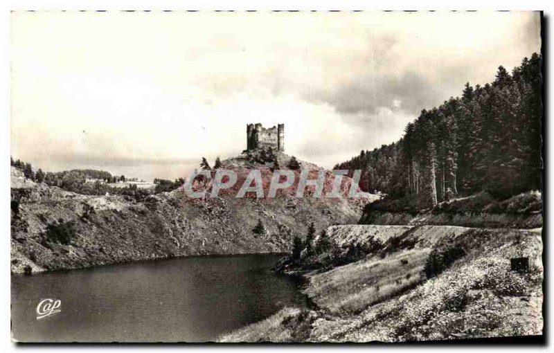 Old Postcard Saint Flour Feudal Chateau of Alleuze