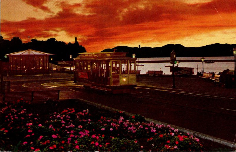 California San Francisco Cable Car At Maritime State Historical Park 1965