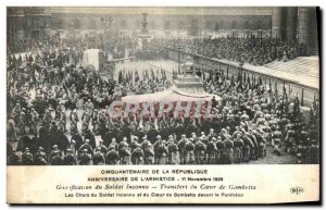 Old Postcard Fiftieth Anniversary Of The Republic Of The Armistice in Novembe...
